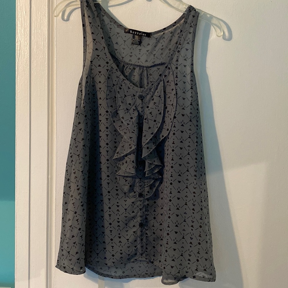 Grey blouse- size S